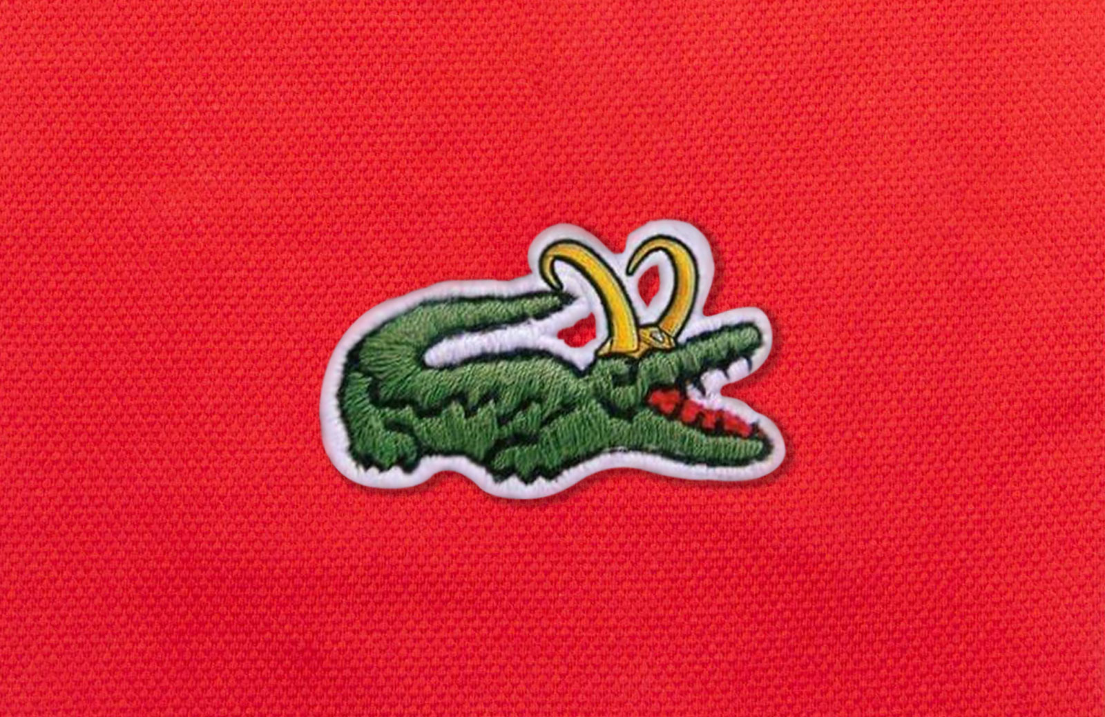 MARVEL LOKI - Lacoste Alligator Patch - Cool and Geek Style.
