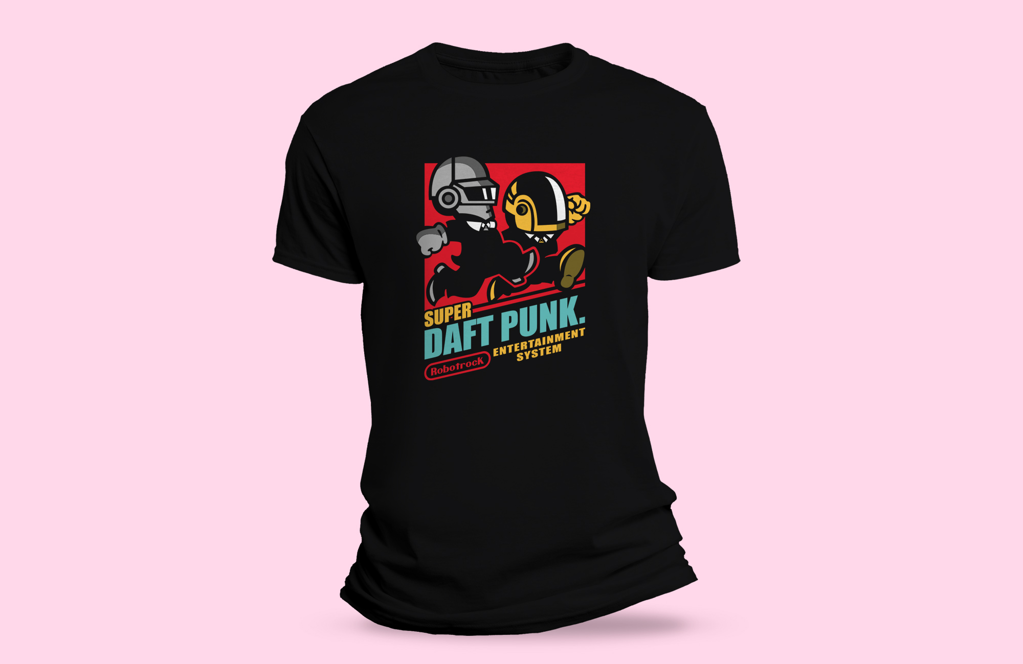 DAFT PUNK Super Daft Bros Unisex Shirt - Thomas Bangalter & Guy Manuel.